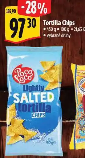 Albert Tortilla chips nabídka