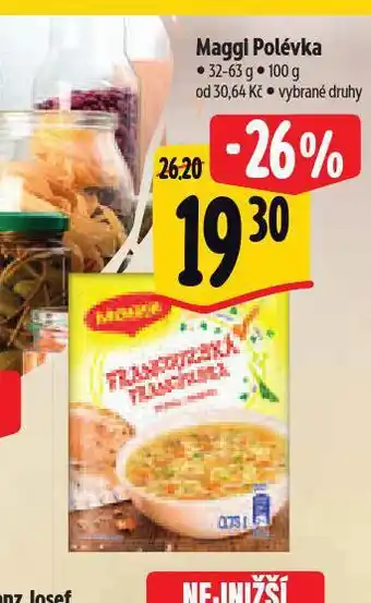 Albert Maggi polévka nabídka