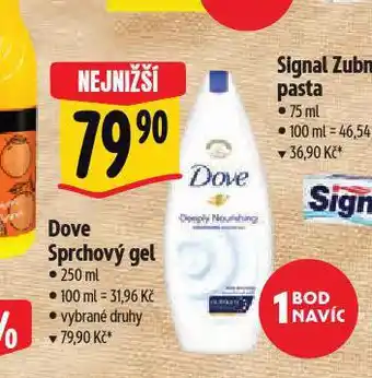 Albert Dove sprchový gel nabídka