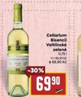 Billa Cellarium bisencii veltínské zelené nabídka