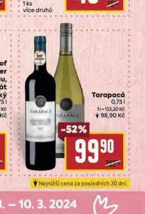 Billa Tarapacá nabídka