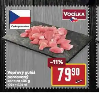 Billa Vepřový guláš porcovaný nabídka