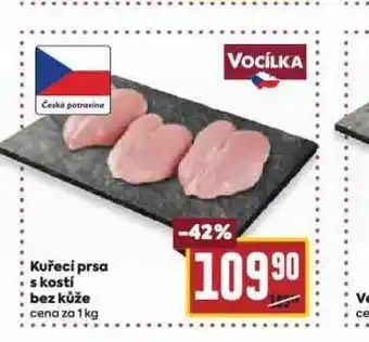Billa Kuřecí prsa s kostí nabídka