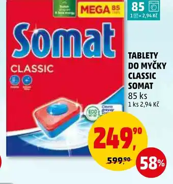 Penny Market TABLETY DO MYČKY CLASSIC SOMAT nabídka