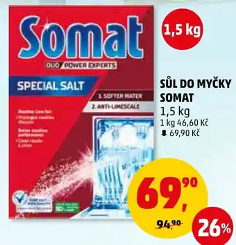 Penny Market SŮL DO MYČKY SOMAT nabídka