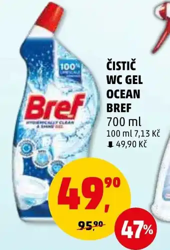 Penny Market ČISTIČ WC GEL OCEAN BREF nabídka