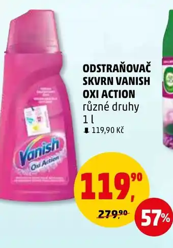 Penny Market ODSTRAŇOVAČ SKVRN VANISH OXI ACTION 1L nabídka