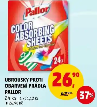 Penny Market UBROUSKY PROTI OBARVENÍ PRÁDLA PALLOR nabídka