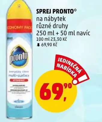 Penny Market SPREJ PRONTO nabídka