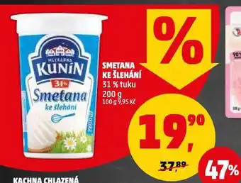 Penny Market Smetana ke šlehání nabídka