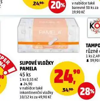 Penny Market Pamela slipové vložky nabídka