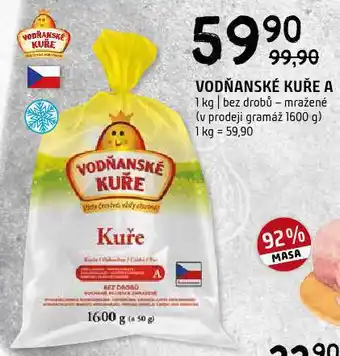 Terno Vodňanské kuře a nabídka