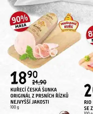 Terno Kuřecí česká šunka nabídka
