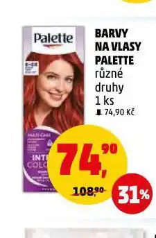 Penny Market Palette barva na vlasy nabídka