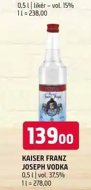 Terno Kaiser franz joseph vodka nabídka