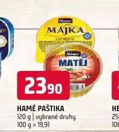Terno Hamé paštika nabídka
