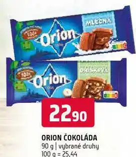 Terno Orion čokoláda nabídka