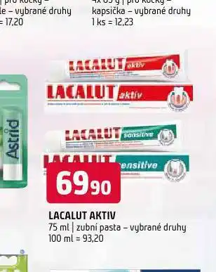 Terno Lacalut zubní pasta nabídka