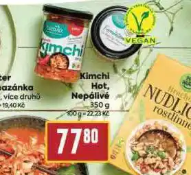 Billa Kimchi nabídka