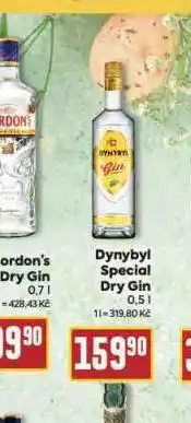 Billa Dynybyl special dry gin nabídka