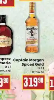 Billa Captain morgan spiced gold nabídka