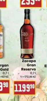 Billa Zacapa gran reserva nabídka