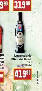 Billa Legendario elixir de cuba nabídka