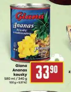 Billa Giana ananas nabídka