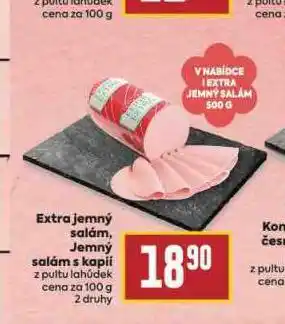 Billa Extra jemný salám nabídka