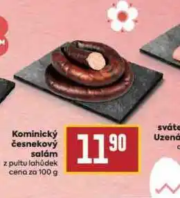 Billa Kominický česnekový salám nabídka