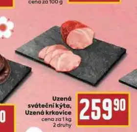 Billa Uzená sváteční kýta nabídka