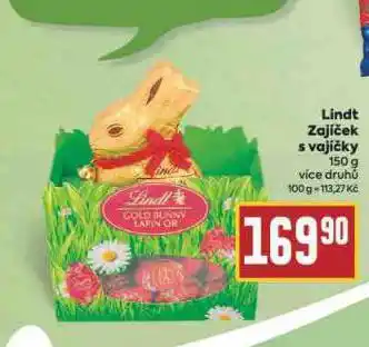 Billa Lindt zajíček nabídka