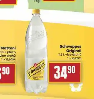 Billa Schweppes tonic nabídka
