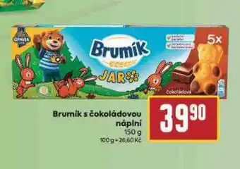 Billa Brumík s čokoládovou náplní nabídka