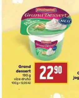 Billa Grand dessert nabídka