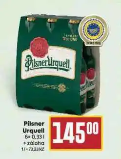 Billa Pivo pilsner urquell nabídka