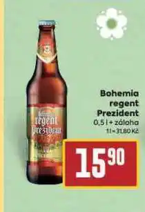 Billa Pivo bohemia regent nabídka