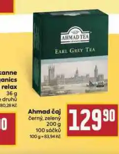 Billa Ahmad čaj nabídka