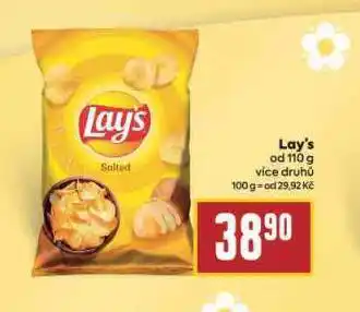 Billa Lay's chipsy nabídka