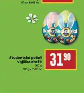 Billa Studentská pečeť vajíčko dražé nabídka
