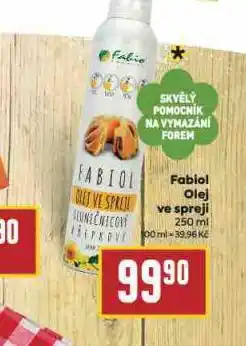 Billa Fabiol olej ve spreji nabídka