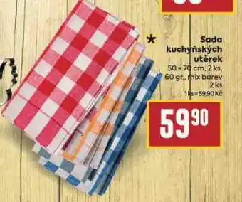 Billa Sada kuchyňských utěrek nabídka