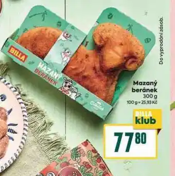 Billa Mazaný beránek nabídka