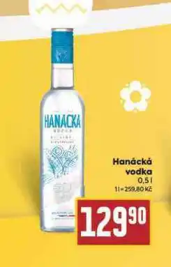 Billa Hanácká vodka nabídka