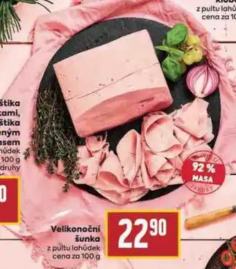 Billa Velikonoční šunka nabídka