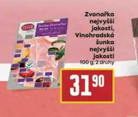 Billa Šunka zvonařka nabídka