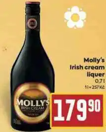 Billa Molly's irish cream liquer nabídka