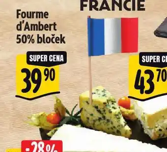 Albert Fourme d´ambert 50% bloček nabídka