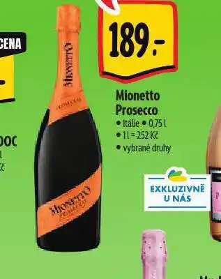 Albert Mionetto prosecco nabídka