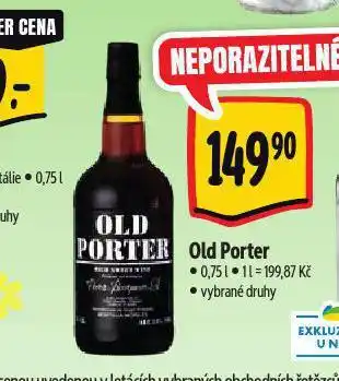 Albert Old porter nabídka